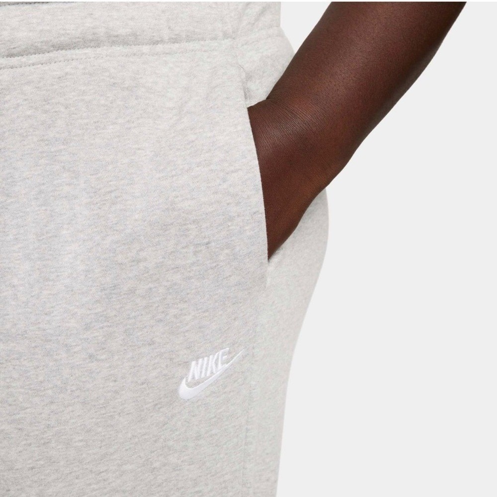 Nike Womens Club Fleece Jogger Pants Heather Grey Plus Size 3X NEW - Picture 6 of 6